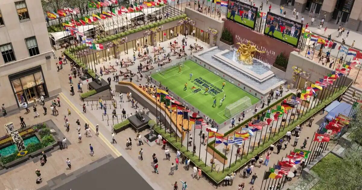 El Rockefeller Center albergará una villa para aficionados durante la Copa Mundial de la FIFA 2026