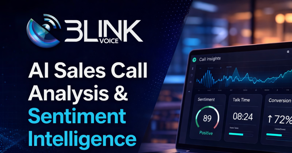 BlinkVoice presenta una plataforma de inteligencia de ventas impulsada por IA para ayudar a las empresas a cerrar más acuerdos en tiempo real
