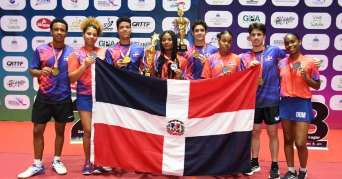 Juveniles dominicanos conquistan oro y tres platas en tenis mesa del Caribe