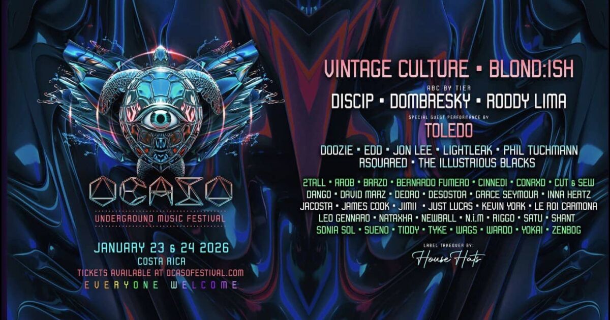 Ocaso Music Festival regresa a Costa Rica con cartel internacional