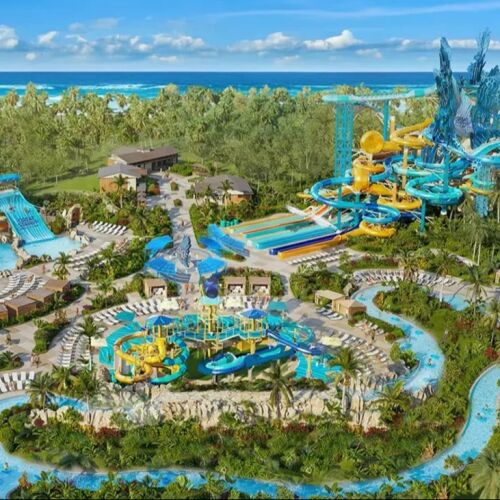 Norwegian Cruise Line acaba de revelar la fecha de apertura de su nuevo parque acuático en las Bahamas, que contará con una torre de 52 metros, 19 toboganes y un río lento