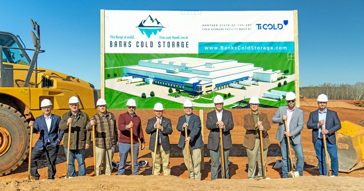 Dan comienzo a la construcción de una revolucionaria instalación de almacenamiento en frío de 210,620 pies cuadrados con el diseño de vanguardia de Ti Cold: Banks Cold Storage