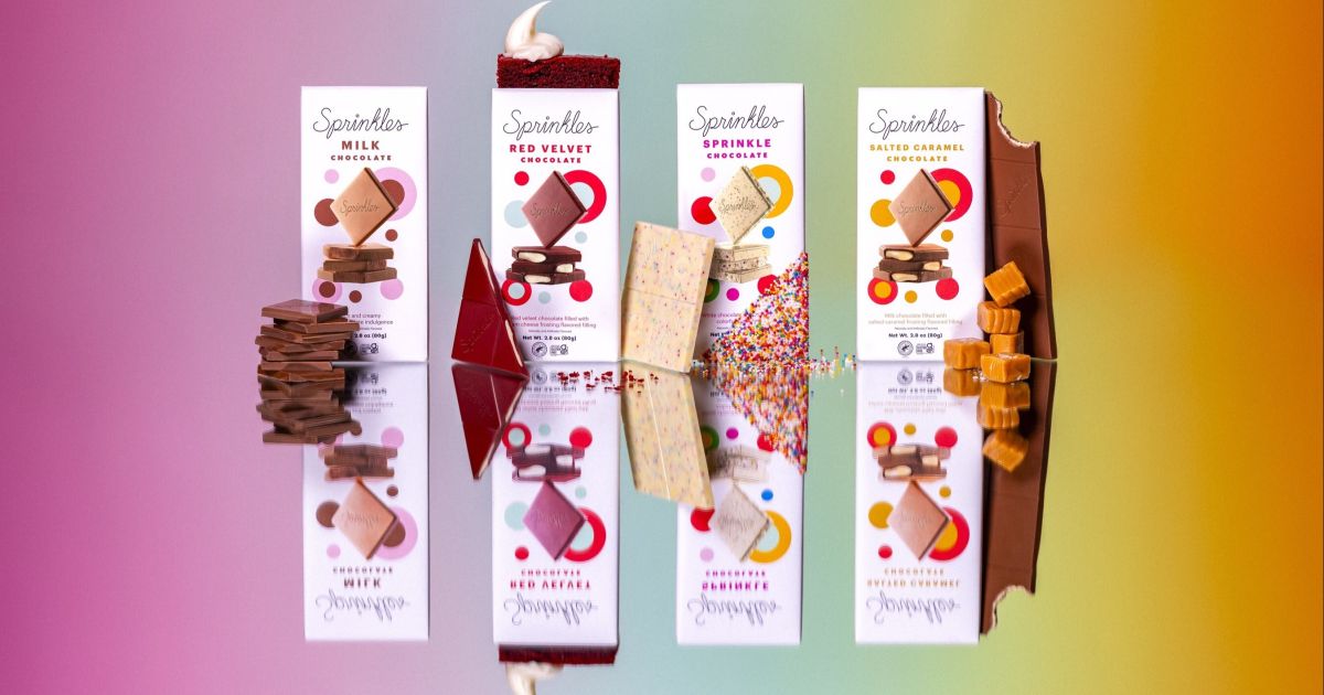 Sprinkles revoluciona el pasillo de dulces con el lanzamiento de chocolate premium en Walmart