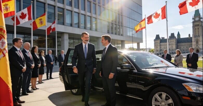 El rey de España y el viceprimer ministro Cuerpo lanzan una misión económica en Canadá