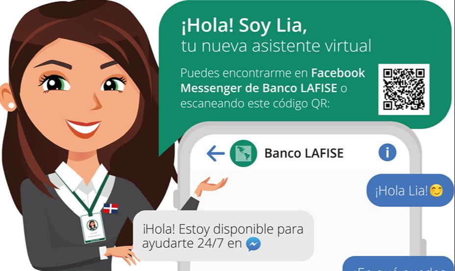 Banco LAFISE presenta a Lía, su nueva asistente virtual