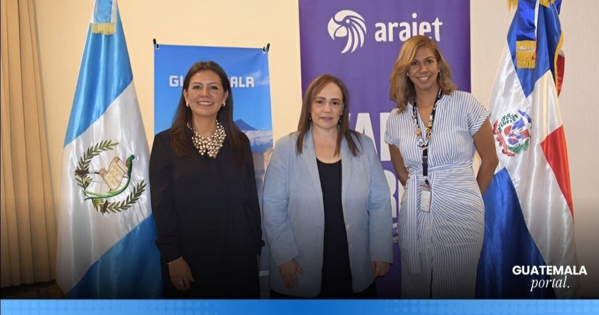 Arajet se asoció con MINEX para impulsar el turismo entre Guatemala y República Dominicana