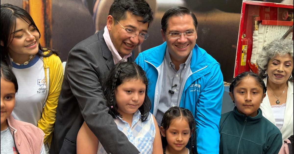 UNICEF y el Municipio de Riobamba inauguran el Espacio de Desarrollo Integral para la niñez y adolescencia