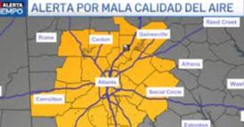 Atlanta bajo alerta por la mala calidad del aire