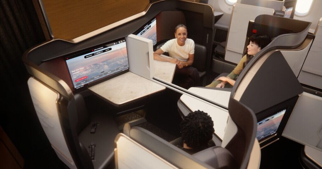 Air Canada presenta un rediseño de cabina que irradia alegría