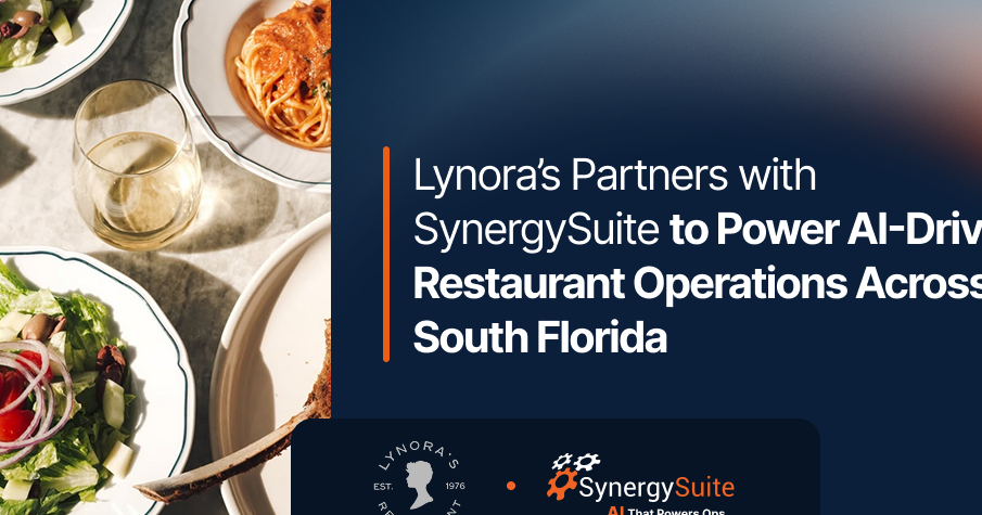Lynora se asocia con SynergySuite para impulsar las operaciones de restaurantes basadas en IA en todo el sur de Florida
