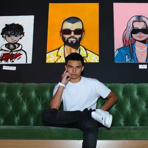 Romeo Parra Arias, el artista plástico de 14 años que ha dejado huella en el barrio más alternativo de Miami