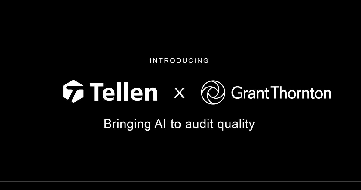 Tellen se asocia con Grant Thornton para ampliar las capacidades de calidad de auditoría impulsadas por IA
