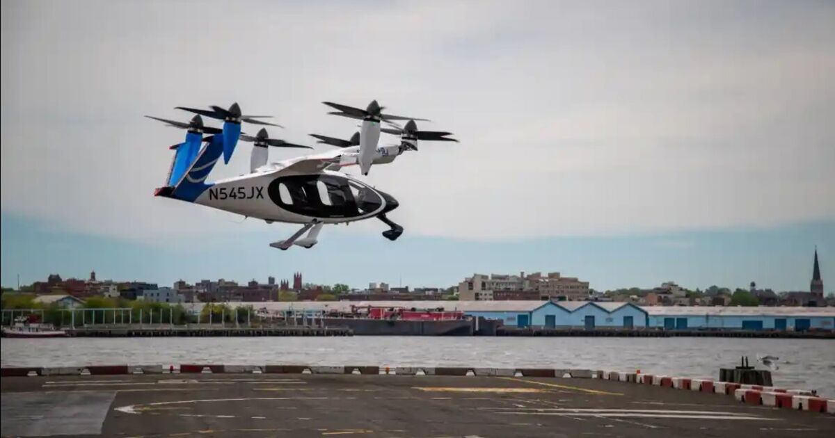 Nuevos taxis aéreos eléctricos con destino al aeropuerto JFK inician una semana de vuelos de prueba antes de la aprobación de la FAA.