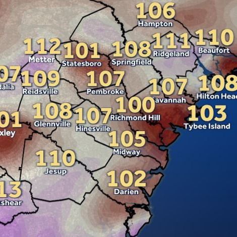 Savannah: peligrosamente caliente con sensaciones cercanas a los 110°
