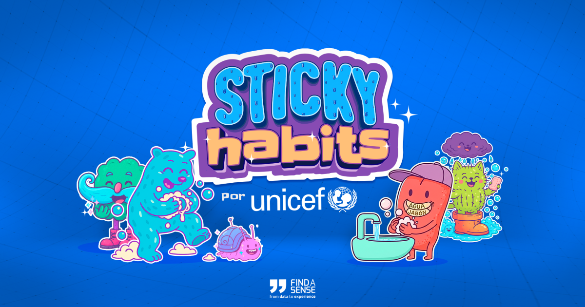 Llega “Hábitos Pegajosos”: una iniciativa de UNICEF y Findasense que promueve el lavado de manos con agua y jabón en las niñas y los niños