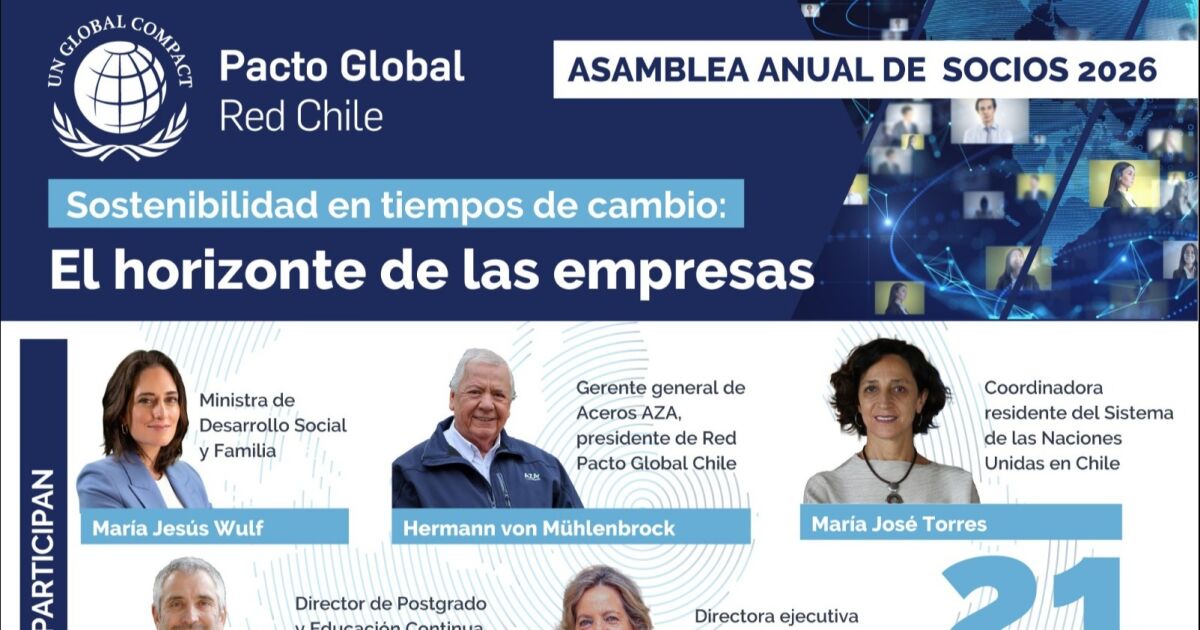 Pacto Global Chile convoca a su Asamblea Anual de Socios 2026