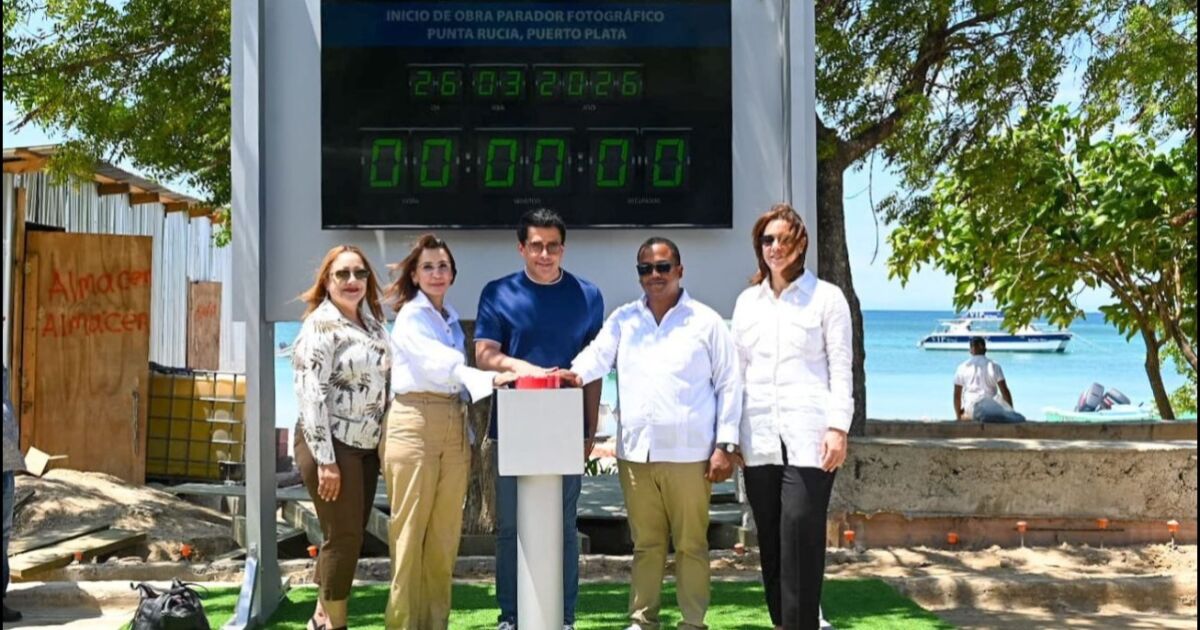 Ministerio de Turismo inicia obra en la playa de Punta Rucia, Puerto Plata