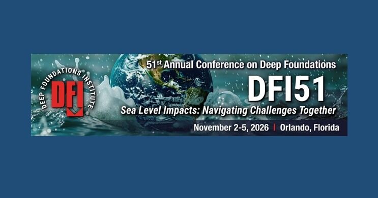 51.ª Conferencia Anual de DFI sobre los Impactos del Nivel del Mar: Afrontando los Desafíos Juntos, del 2 al 5 de noviembre en Orlando, Florida