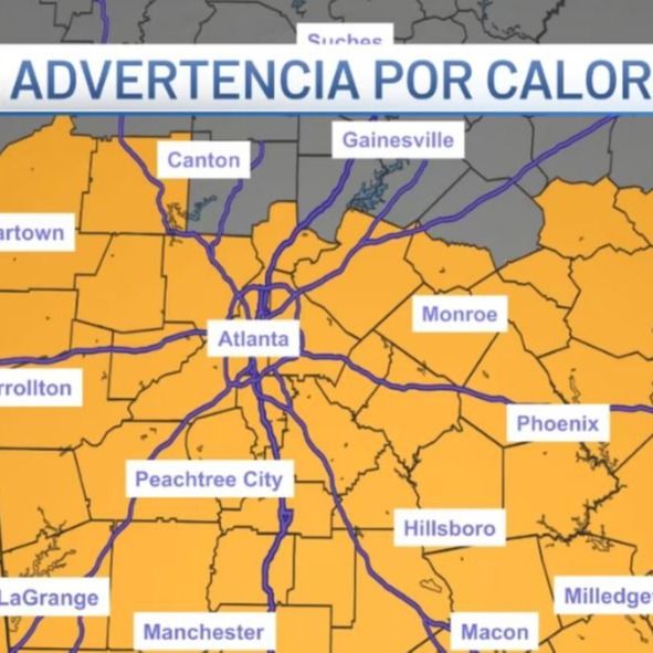 Metro Atlanta bajo alerta por ola de calor