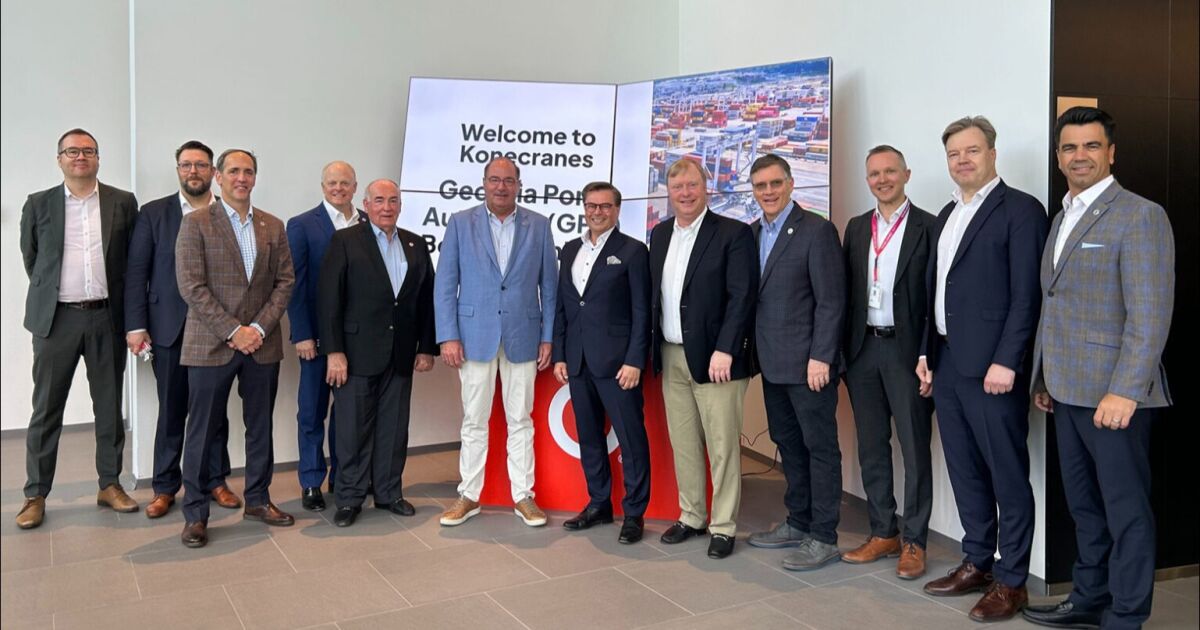 Georgia Ports y Konecranes celebran 30 años de colaboración en grúas de patio