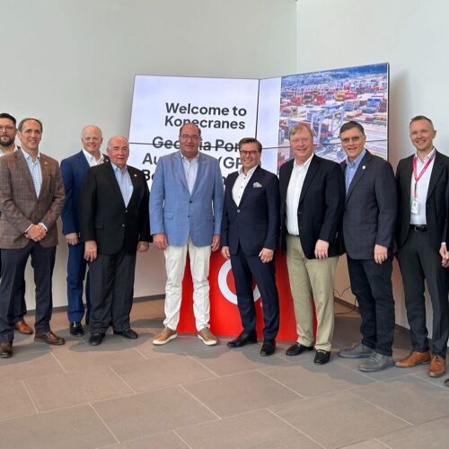 Georgia Ports y Konecranes celebran 30 años de colaboración en grúas de patio