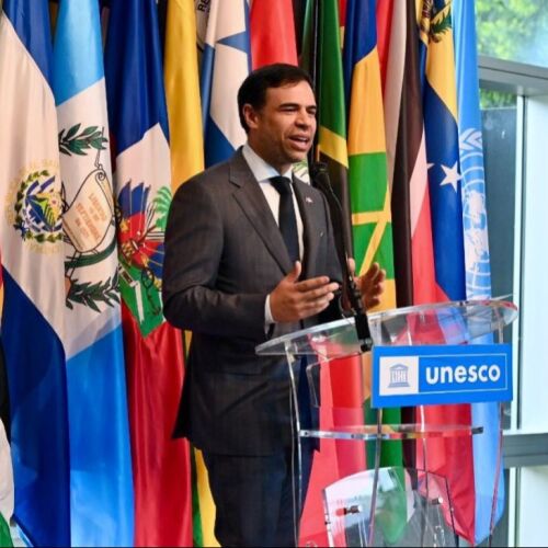 Ministro Roberto Ángel Salcedo encabeza inauguración de la Semana de América Latina y el Caribe en la Unesco