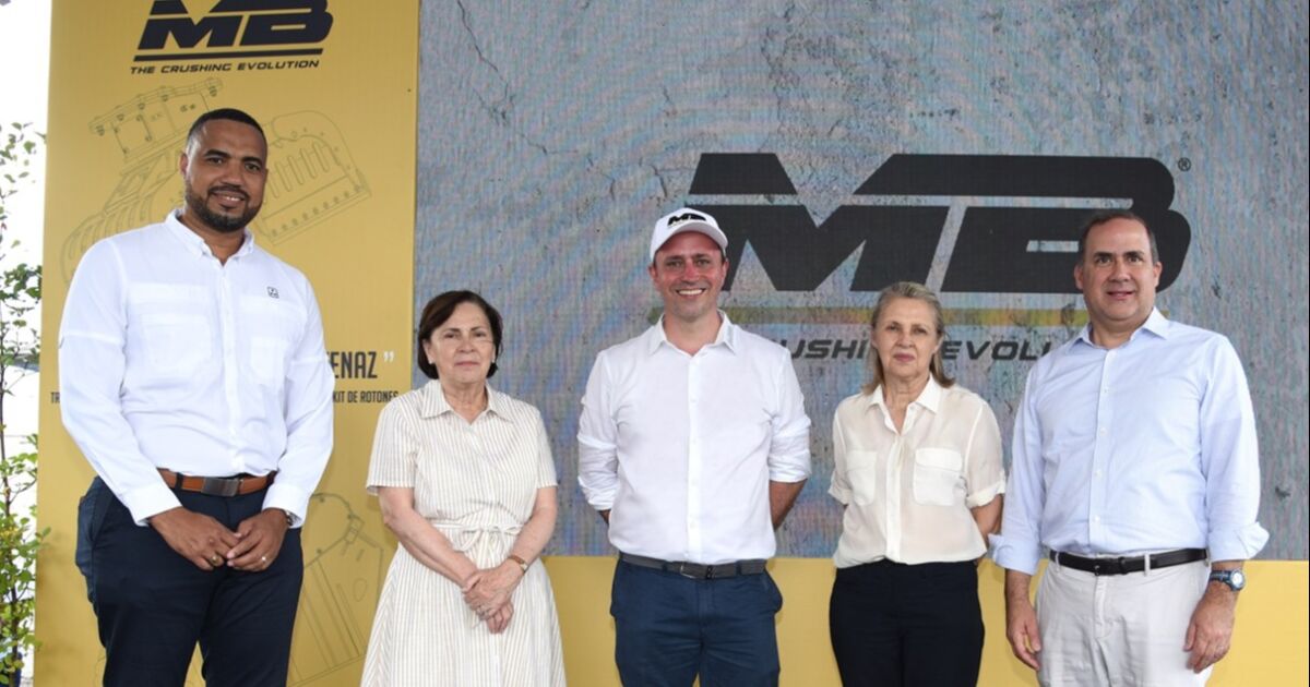 Reid & Compañía impulsa la modernización del sector construcción con la introducción de MB Crusher en República Dominicana