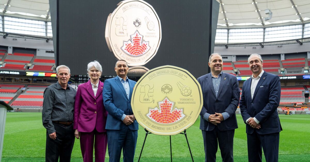 Real Casa de la Moneda Canadiense celebra la llegada a Canadá de la Copa Mundial de la FIFA 2026 (TM/MC) con una nueva moneda de circulación $ 1