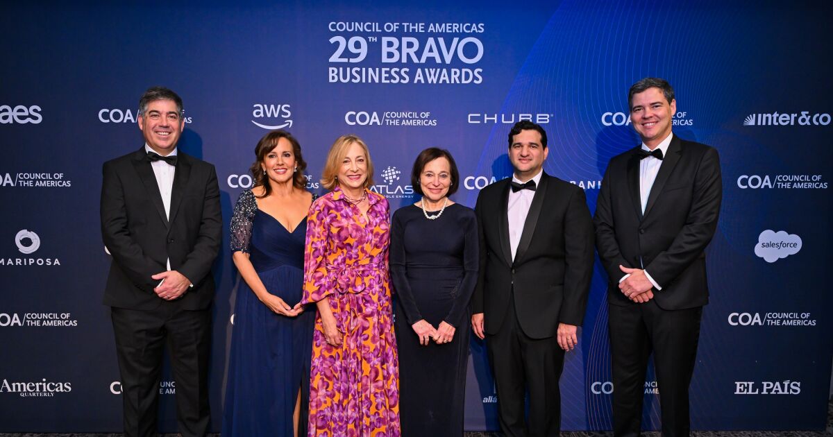 El Council of the Americas celebró la XXIX Gala de los premios BRAVO Business Awards celebrando a Globant y a los líderes de PepsiCo, Riverwood Capital e Inter&Co