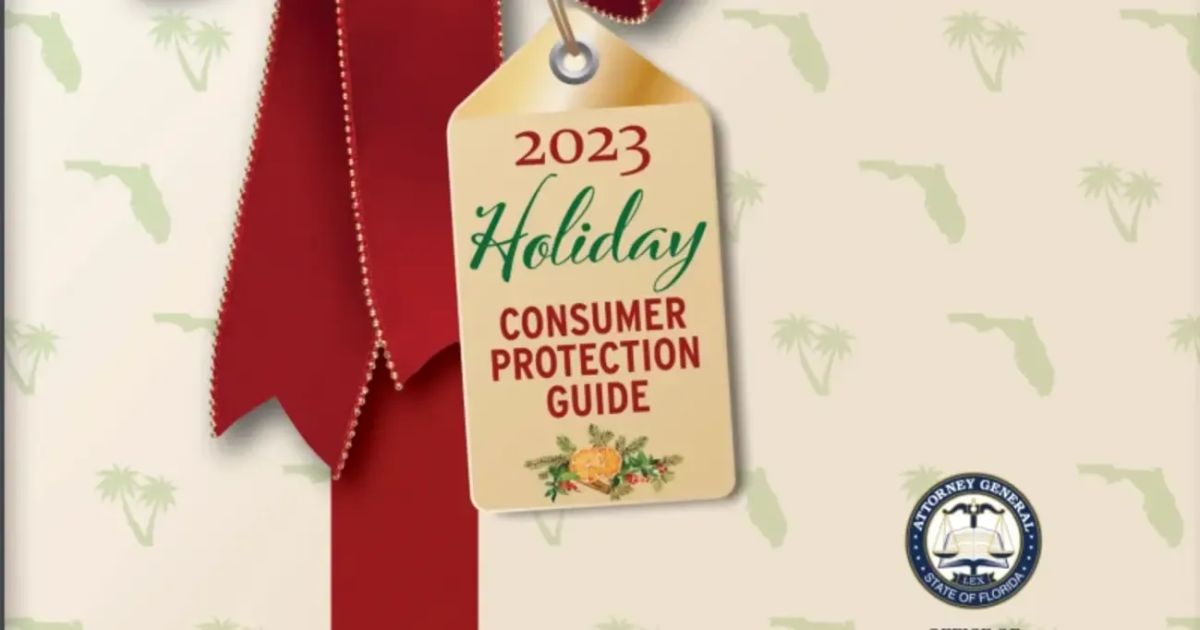 Ashley Moody publica una guía de protección al consumidor durante las fiestas navideñas