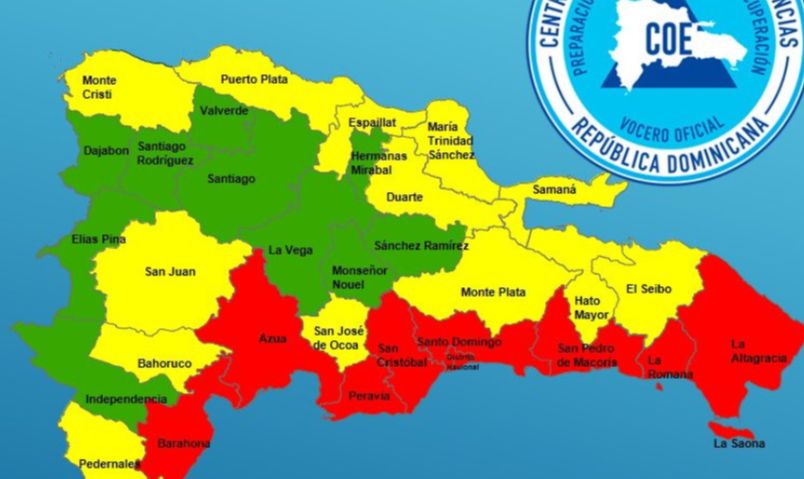 Se eleva la alerta roja en 8 provincias por paso de Isaías