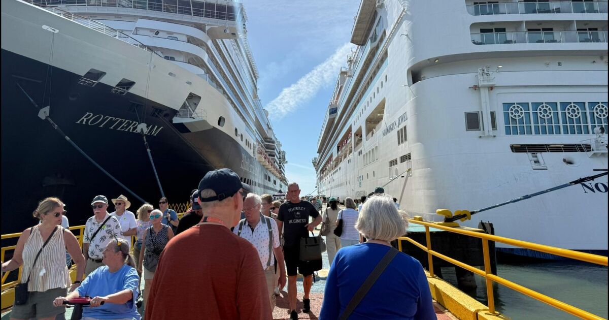 Puerto Limón recibió tres cruceros el mismo día con más de 5.000 pasajeros