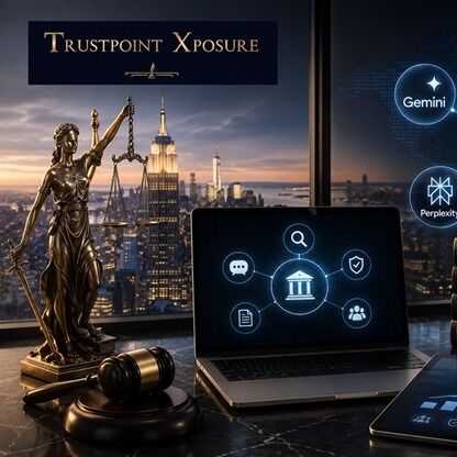 Trustpoint Xposure aporta autoridad de búsqueda con IA a la comunidad legal de Nueva York, ayudando a abogados y bufetes de abogados a convertirse en la respuesta. ChatGPT y Gemini recomiendan