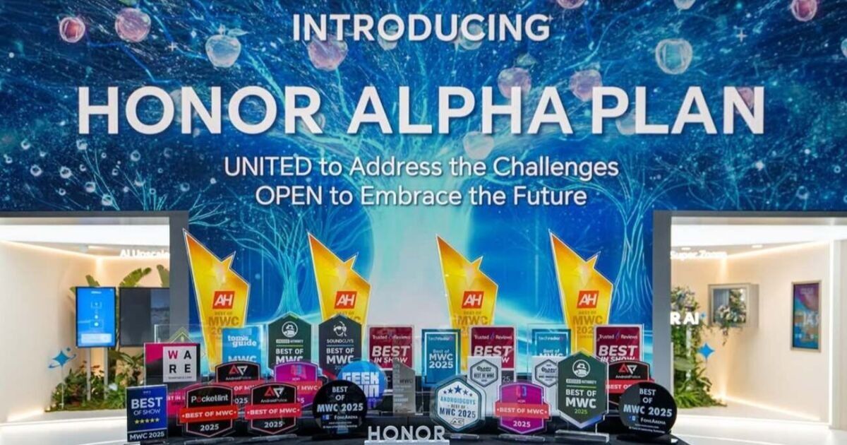 HONOR impresiona en el MWC 2025 con el HONOR ALPHA