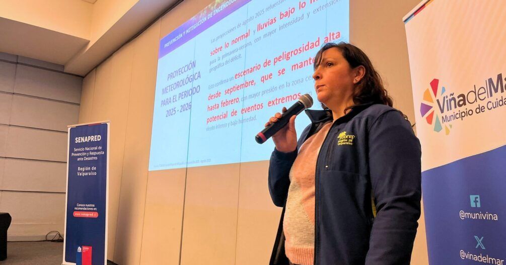 Realizan seminario de prevención y mitigación de incendios forestales en Viña del Mar