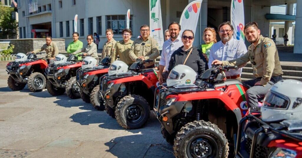 CONAF recibe seis cuatrimotos para las áreas protegidas de Ñuble