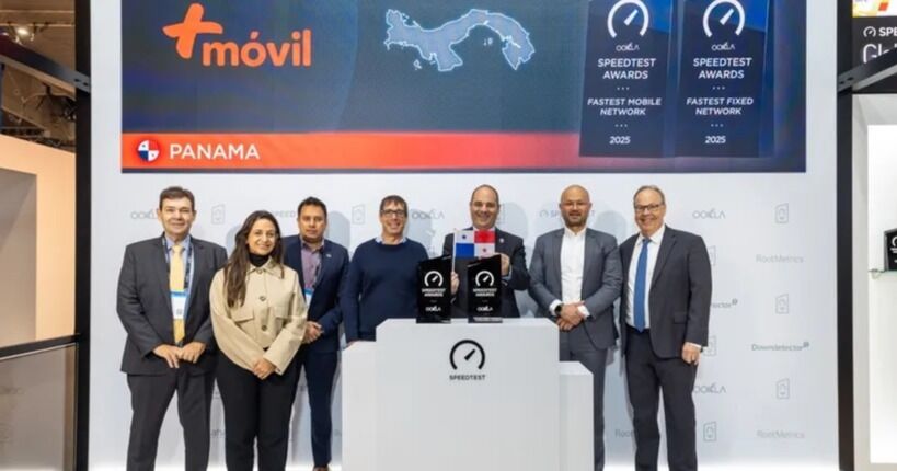 +Móvil es reconocida por tercer año consecutivo como la red móvil y fija más rápida y estable de Panamá