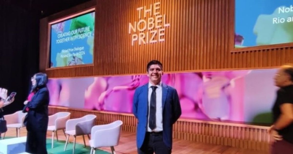 Vicente Navarro de IEEE-Panamá dialoga con Premios Nobel en Brasil