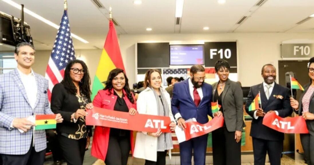 Accra y Atlanta más cerca