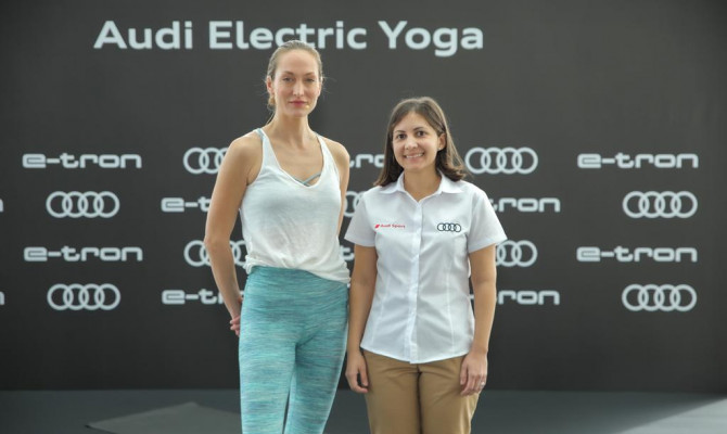 Audi República Dominicana ofrece a clientes una experiencia Electric Yoga
