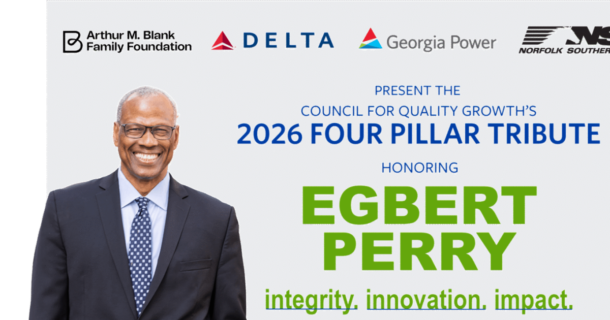 Egbert Perry recibirá el 37.º premio anual de los Cuatro Pilares del Consejo para el Crecimiento de Calidad
