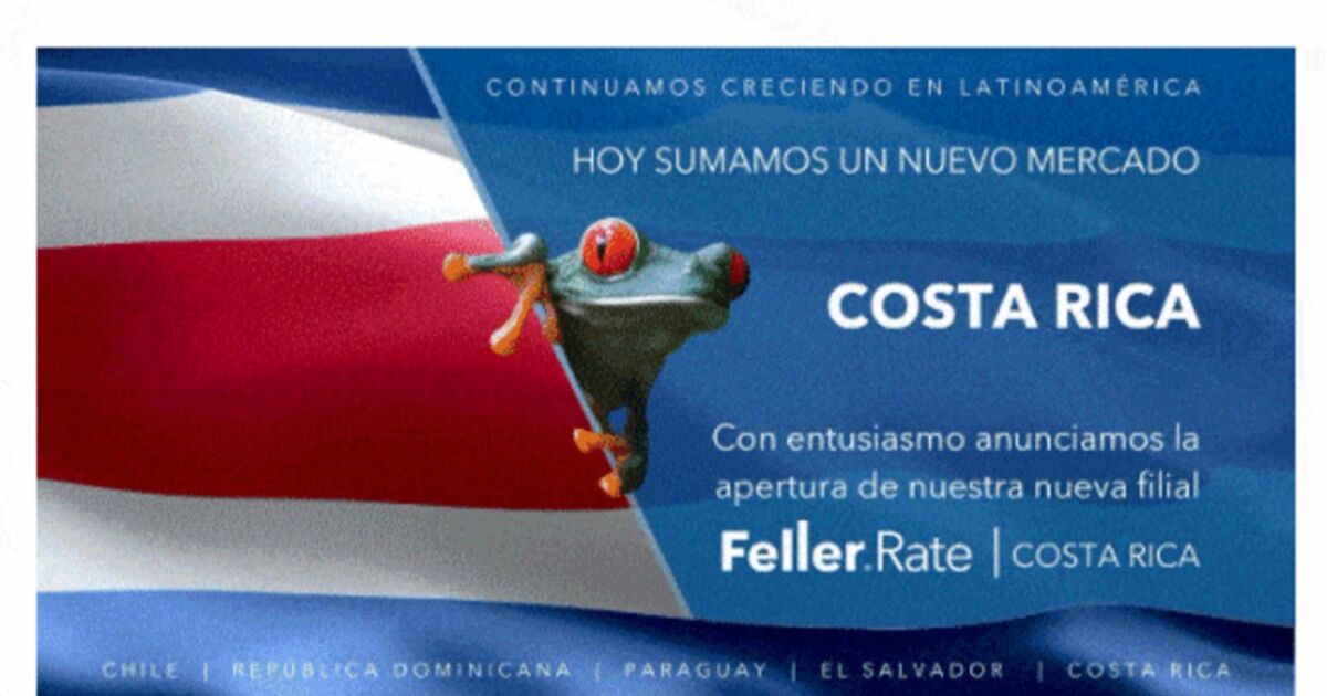 Calificadora de riesgo chilena Feller Rate abre una sucursal en Costa Rica