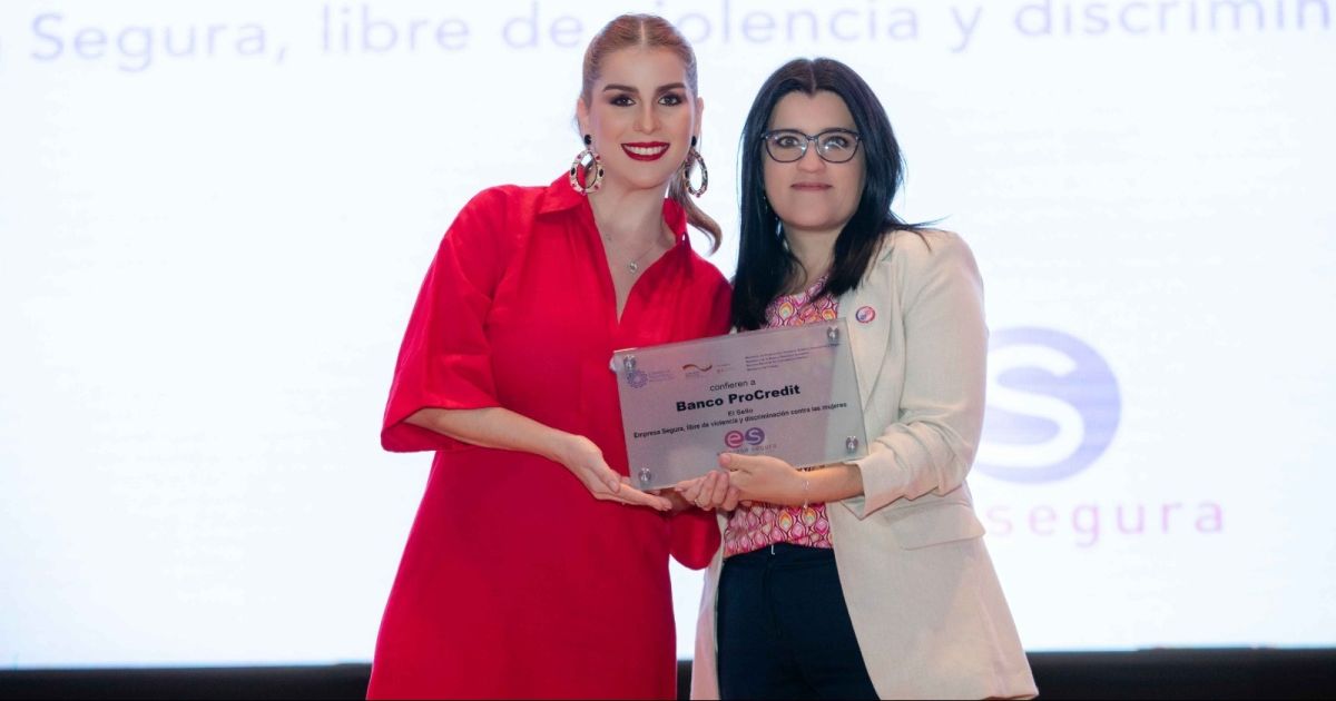 Banco ProCredit Ecuador fue certificado con el prestigioso Sello Empresa Segura