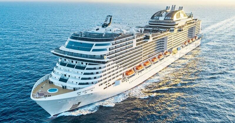 El MSC Grandiosa zarpa hacia EE. UU. antes de su temporada inaugural en Puerto Cañaveral