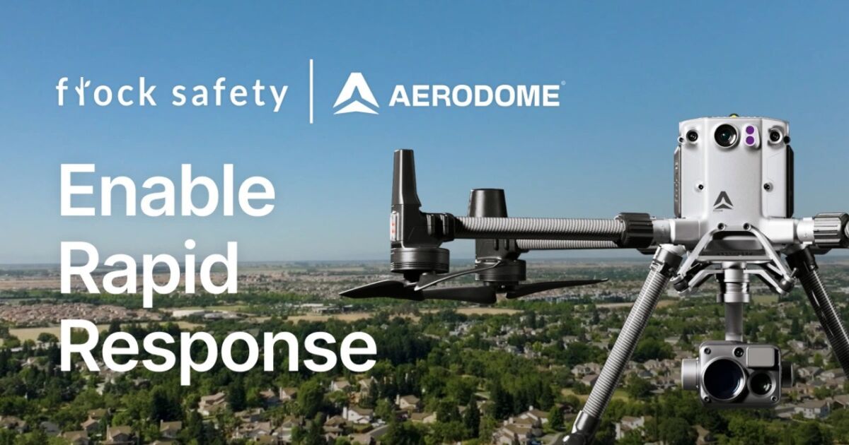 Flock Safety amplía su presencia en el mercado de drones para la aplicación de la ley con la adquisición de Aerodome