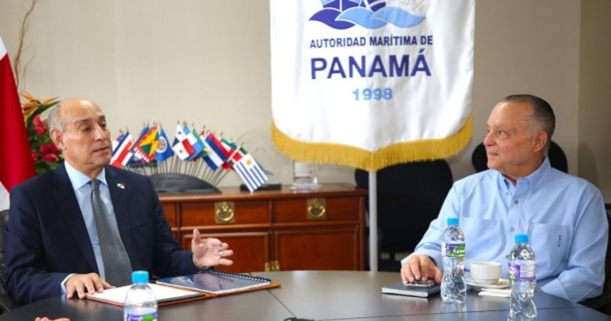 AMP: Luis Roquebert y Alberto Alemán Zubieta fortalecen la agenda marítima de Panamá