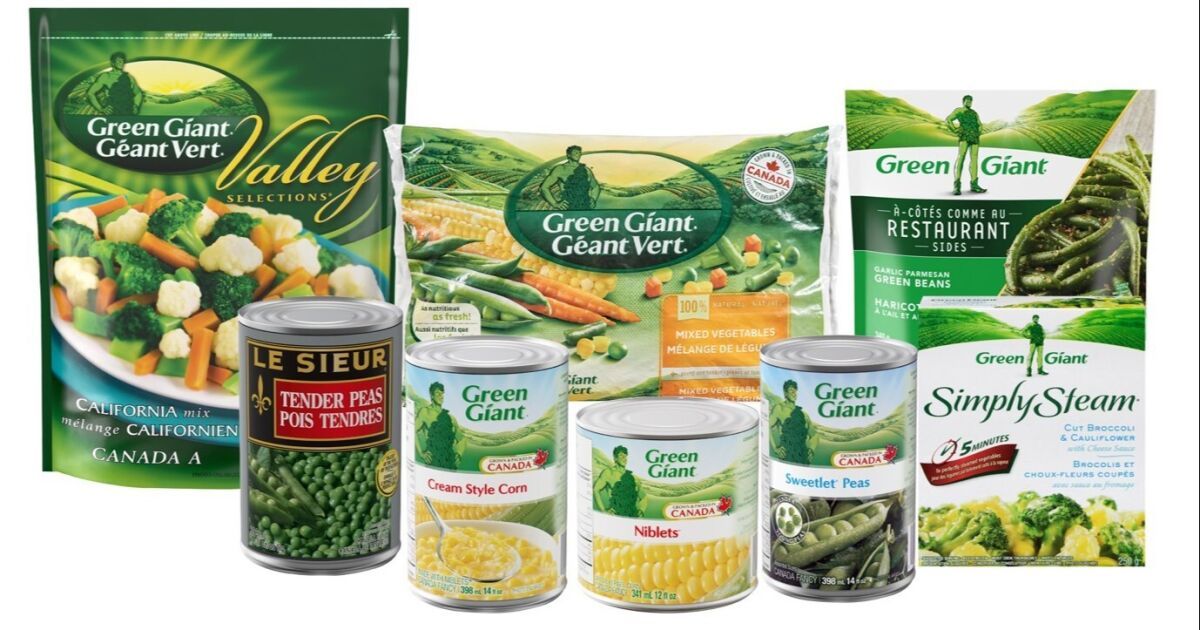 Nortera adquiere las marcas Green Giant y Le Sieur en Canadá de B&G Foods