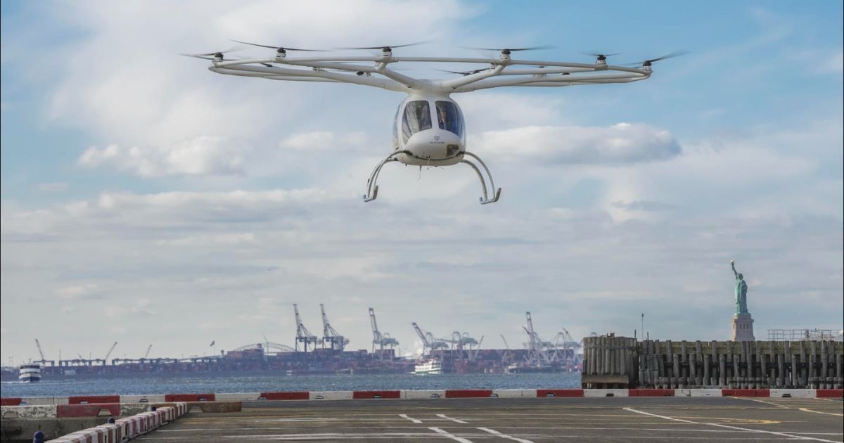 Volocopter logra histórico vuelo sobre Manhattan