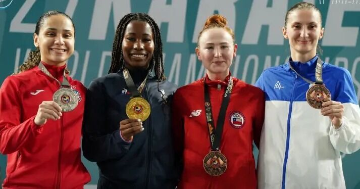 Deportista se convierte en la primera chilena en ganar una medalla en un mundial de karate