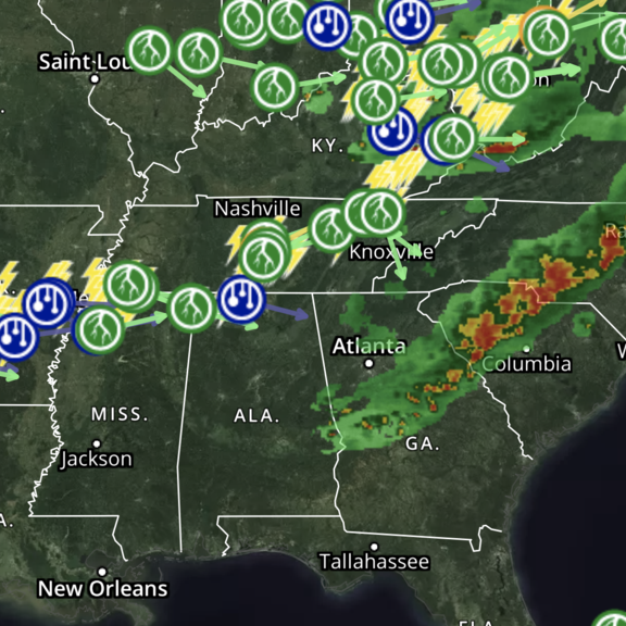 Granizo y vientos de hasta 80 millas por hora: advierten sobre tormentas severas en gran parte de Georgia